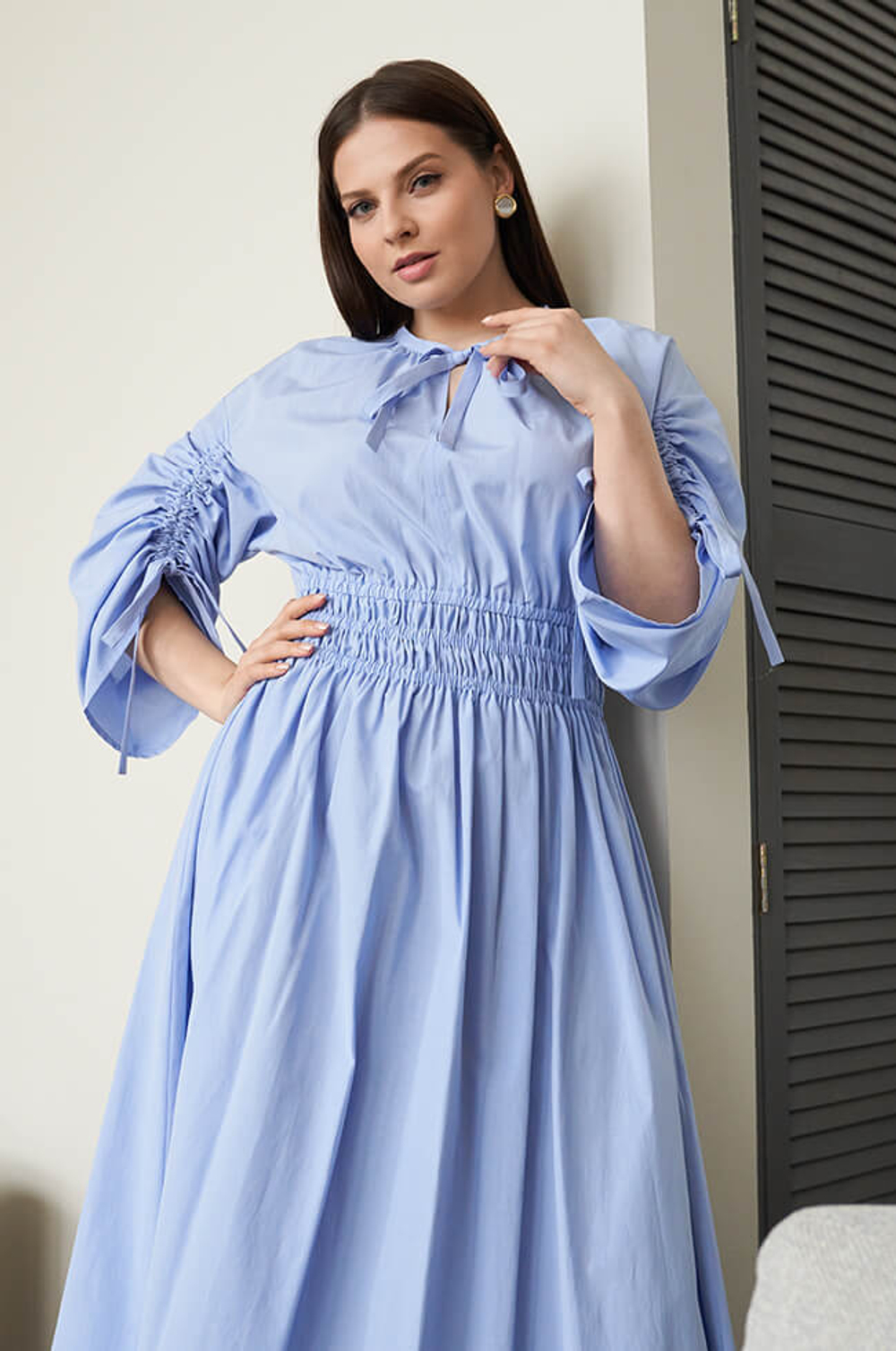 51461 Платье женское (голубой)