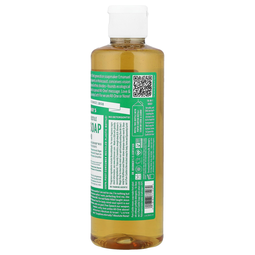 Dr. Bronner's, кастильское магическое мыло 18 в 1, с ароматом миндаля, 237 мл (8 жидк. унций)