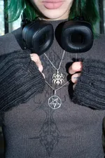 Митенки Волчок черные