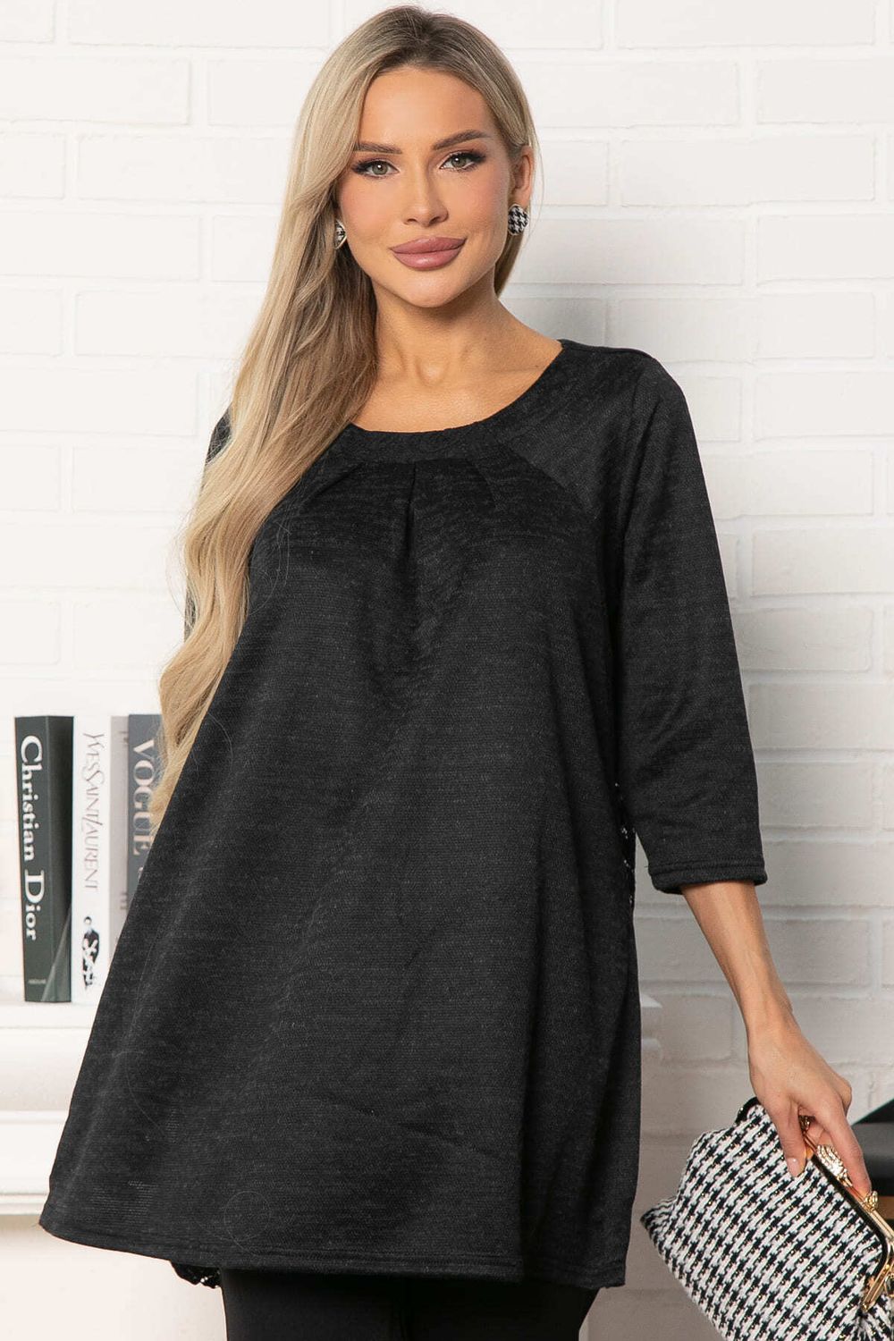 Туника Небесная мечта (черная) Б14919-10М LT Collection