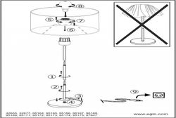 Торшер Eglo Viserbella 97647