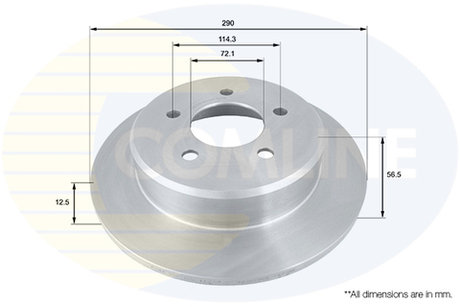 COMLINE - ADC2312-CML - Brake Disc