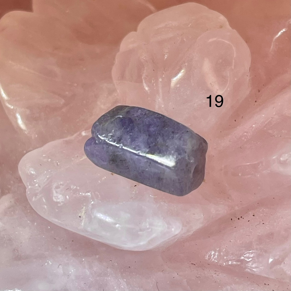 49796 Танзанит Бусина цилиндр 6-7*10-11мм-34