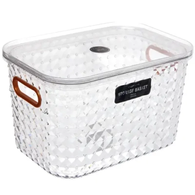 Контейнер для хранения с крышкой «ЛАМИНГТОН», прозрачный, 25*17*15см