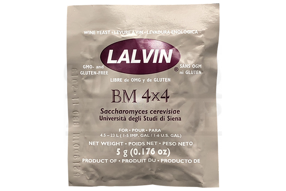 Винные дрожжи Lalvin "BM 4x4", 5 г