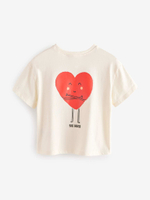 Футболка для девочки Next E65-361, 3 шт., Бежевый, Красный, Розовый