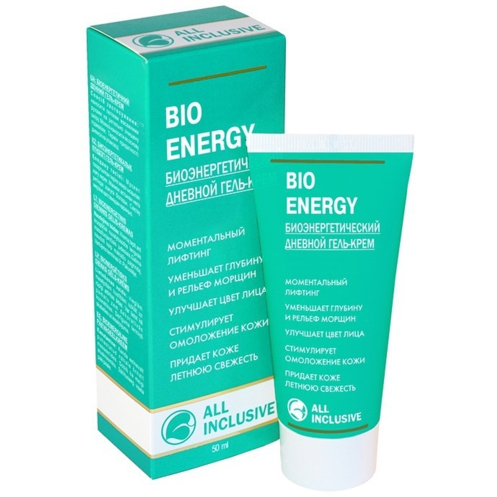 All Inclusive Гель-крем для лица Bio Energy, дневной, биоэнергетический, 50 мл