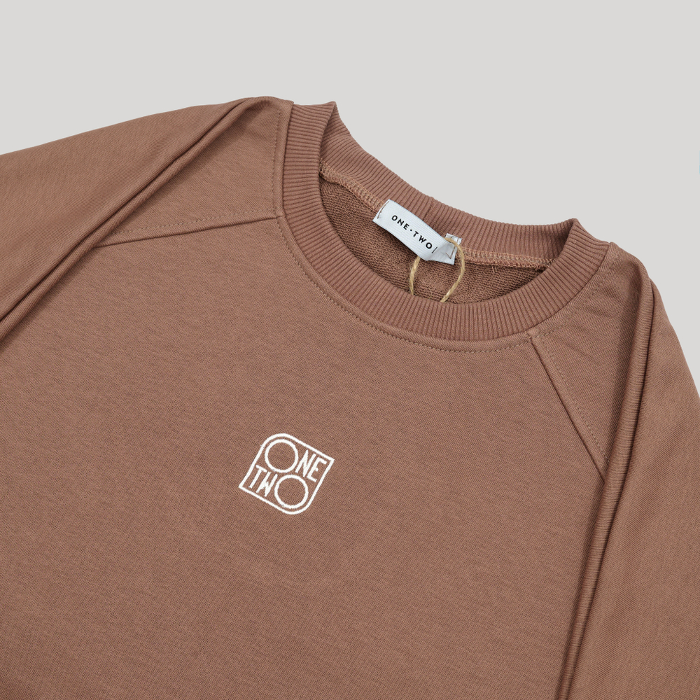 Raglan Sweatshirt LOGO Brownie