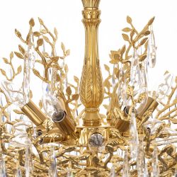 Citilux RITZ CL310122 Люстра хрустальная подвесная Золото
