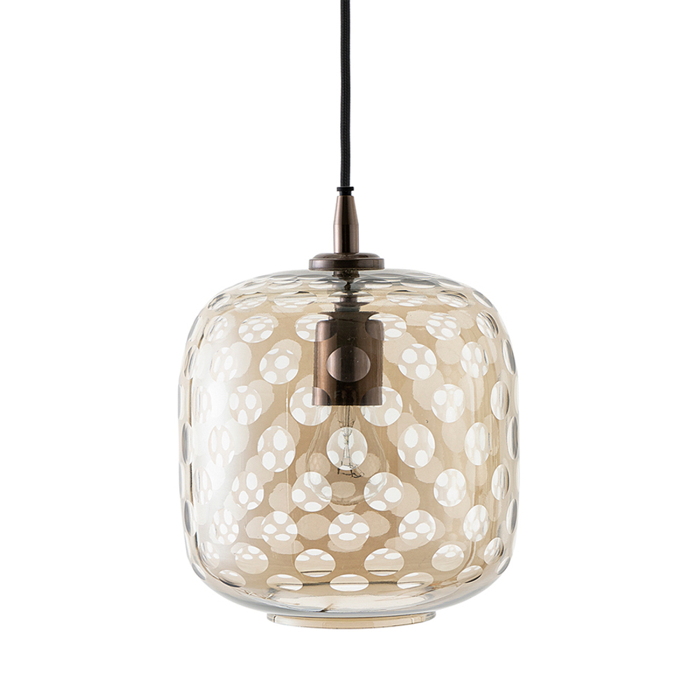 Светильник подвесной mystic aura, D20 см, коричневый