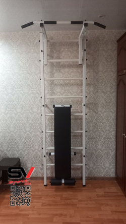 Монтаж шведской стенки Sv Sport в пеноблочные, газоблочные стены