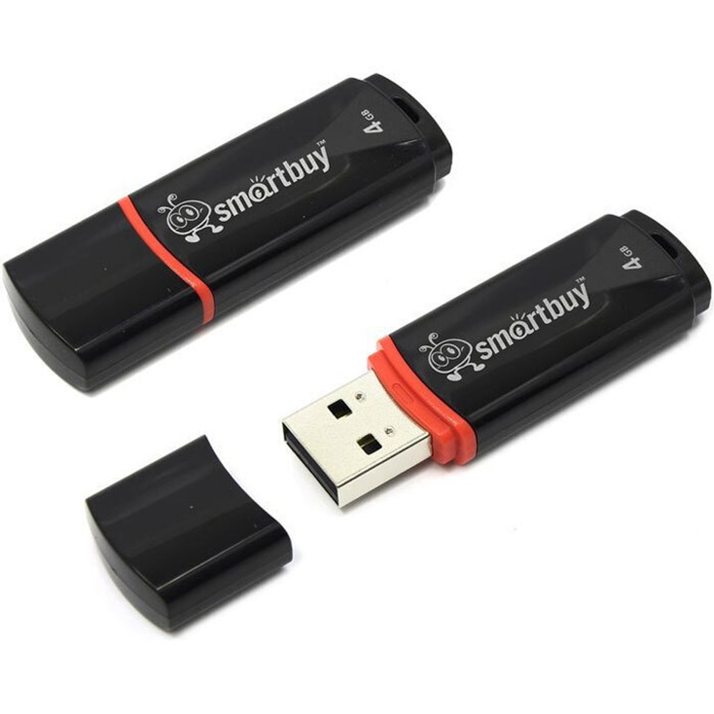 4GB USB Smartbuy Crown black