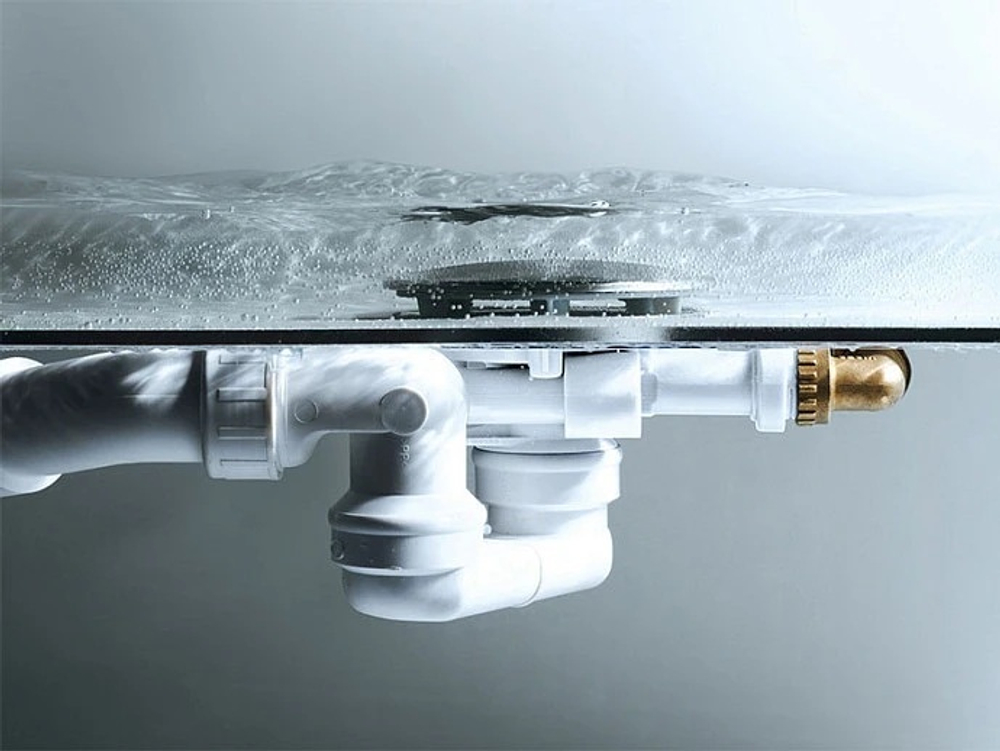 728014 Слив-перелив для ванны Viega Simplex Trio хром