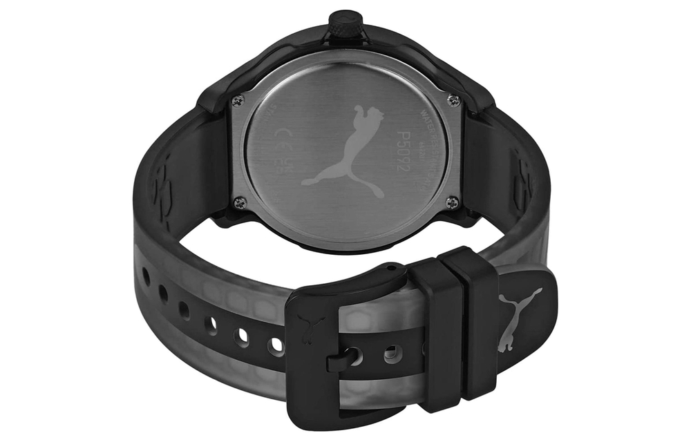 PUMA Reset V2 Series Wrist Watch Quartz Movement Silicone Strap 43mm Multicolor Watch Dial Women"s Watch P5092