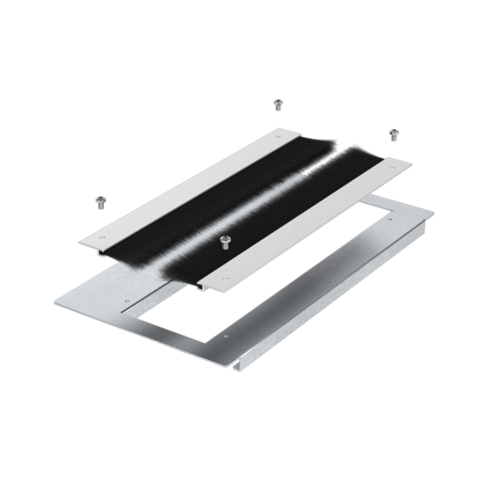 Пластина для глубины 800, с щеткой