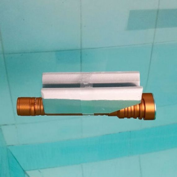 Компенсатор плавучести фонаря DELFiN на подводное ружье XL