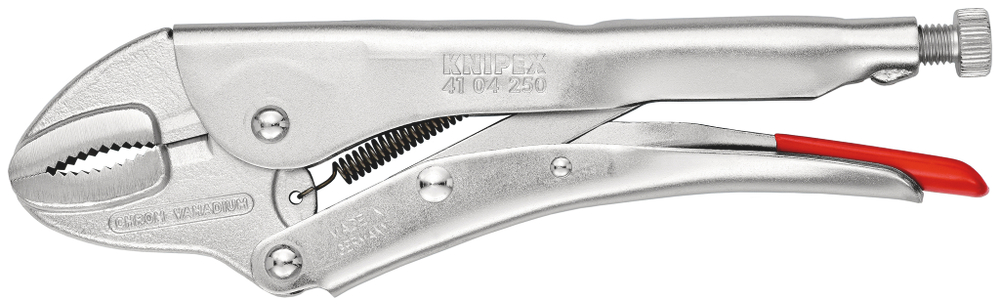 Клещи зажимные никелирование 250 мм KNIPEX 4104250
