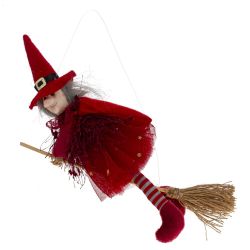 GAEM Изделие декоративное подвесное "Ведьма", L16 W5 H30 см, 2в.