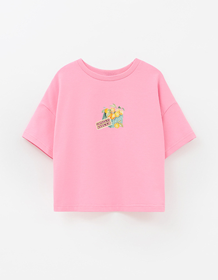 ДЖЕМПЕР ФУТБОЛКА розовый 260072