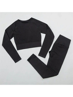 Бесшовный костюм для йоги, пилатеса