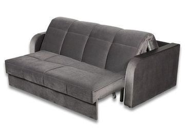 Амиго NEW БНП 2000 диван-кровать серый, велюр (2М)