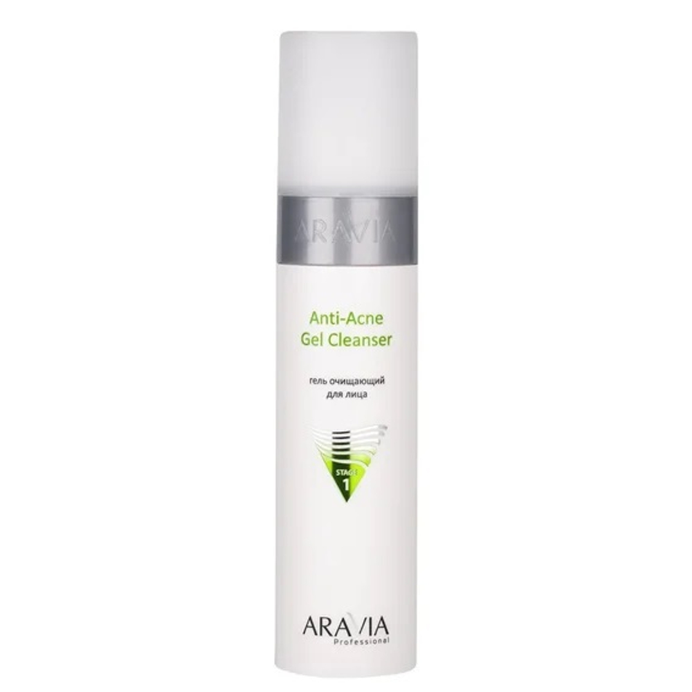 Очищающий гель для жирной и проблемной кожи Aravia Professional Anti-Acne Gel Cleanser 250мл