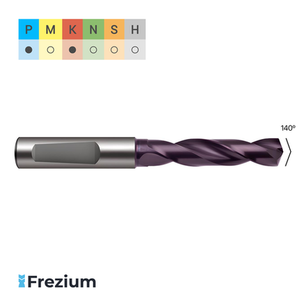 Сверло твердосплавное Guhring (6,6x8x34x79; 2472)