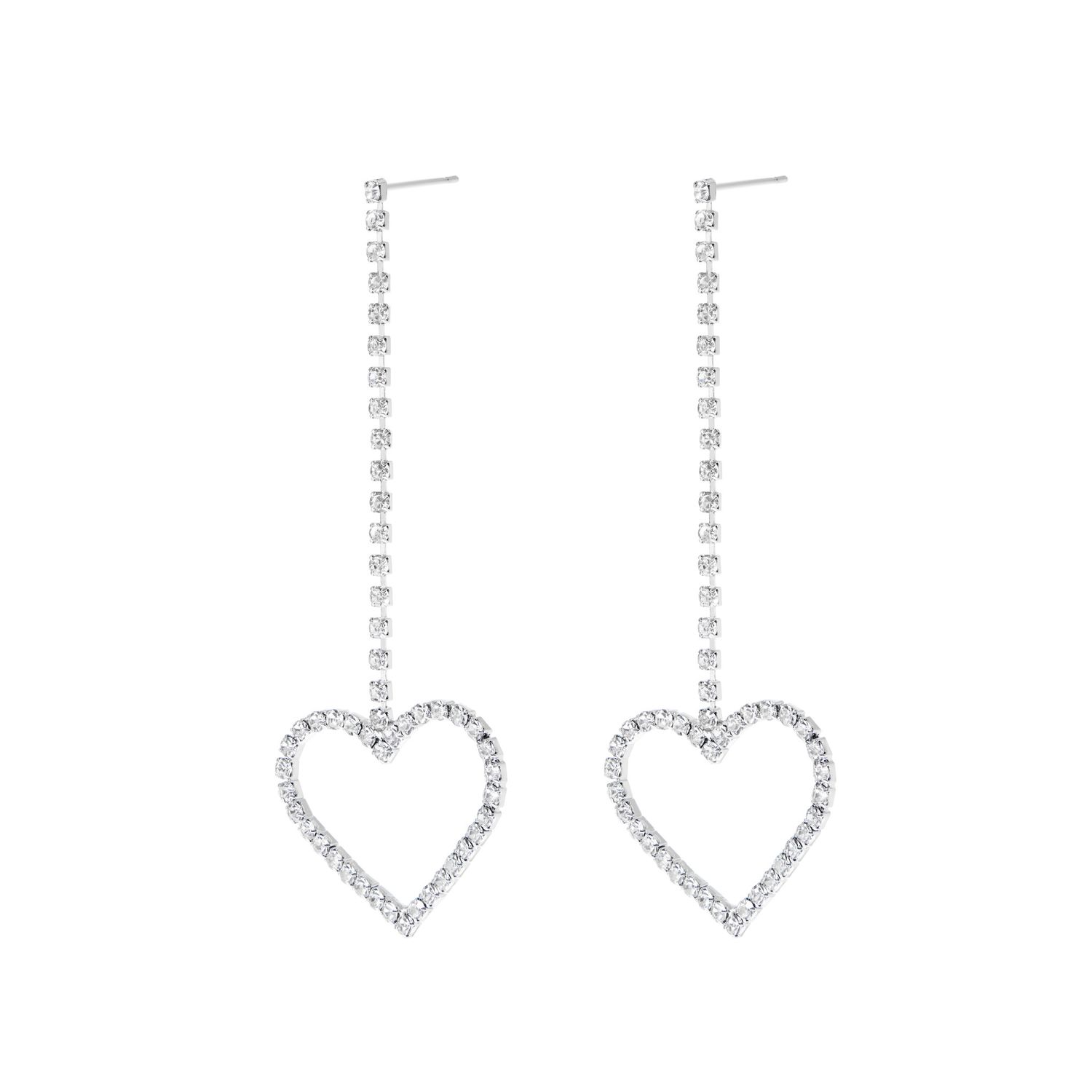Серьги Dangling Heart Earrings