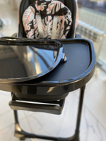 Стул для кормления luxmom Н580 Чёрный гламур