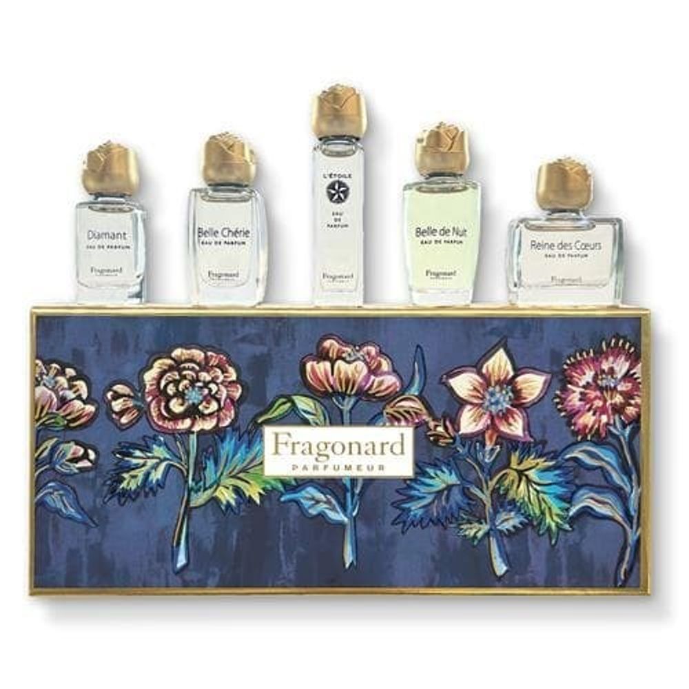 Коллекционный набор парфюмерных вод Fragonard из 5 шт