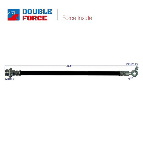 Шланг тормозной Double Force DFH0123