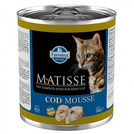 Farmina Matisse 300г конс. Codfish Mousse Влажный корм для кошек Треска