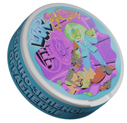 ШОК ЯБЛОЧНО-ЗЕЛЕНОЕ ОГРАБЛЕНИЕ (150МГ)-ЖВАЧКА С ЗЕЛЕНЫМ ЯБЛОКОМ