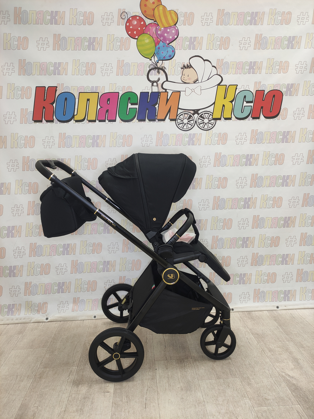 Модульная коляска Sweet Baby Stella Plus Therma Black