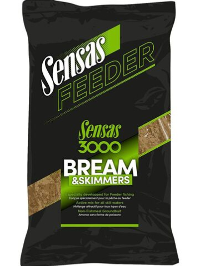 Прикормка Sensas 3000 Feeder BREAM & SKIMMERS 1кг