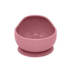 Silikon qab\PETITE&MARS Silicone bowl with suction pad TAKE&MATCH Dusty Rose 6m+