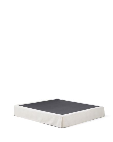 Основание кровати Jaira со съемным чехлом из белого шенилла для матраса 180 х 200 см