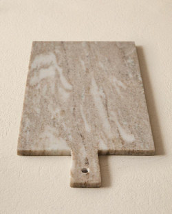 ZARA HOME МРАМОРНАЯ РАЗДЕЛОЧНАЯ ДОСКА С РУЧКОЙ, СЕРЫЙ