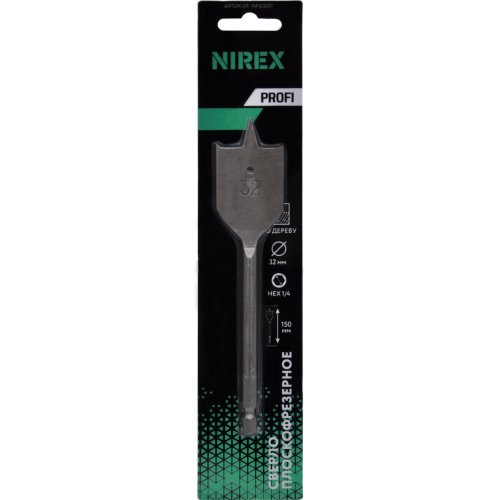 Сверло NIREX Profi плоскофрезерное 32*150 мм NFD3201