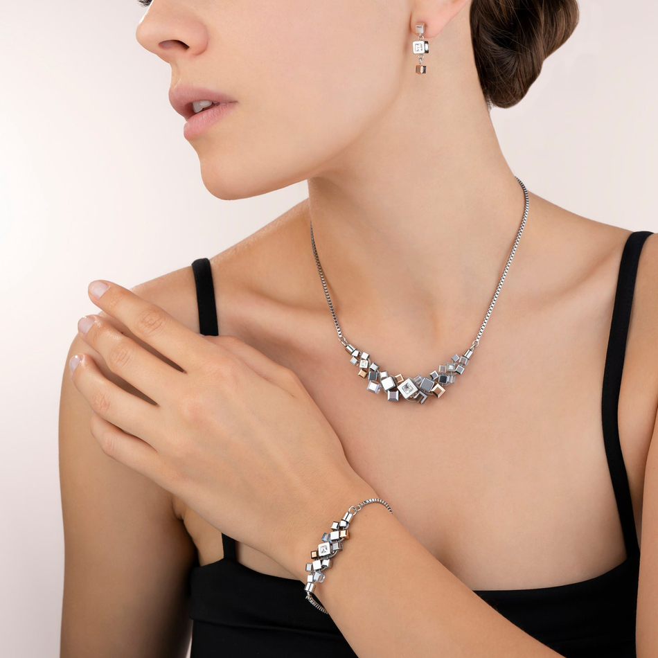 Колье Coeur de Lion Silver-Rosegold 5037/10-1723