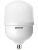 Лампа светодиодная с адаптером LED-HP 80Вт 6500К цоколь Е27 адаптер Е40 Холодный свет