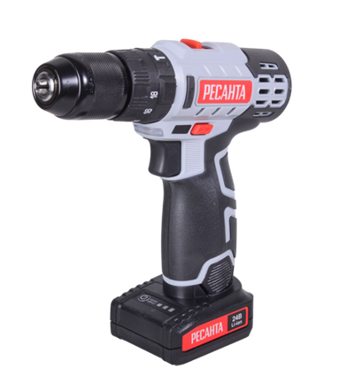 Дрель-шуруповерт аккумуляторная Ресанта ДА-24-2ЛК-У