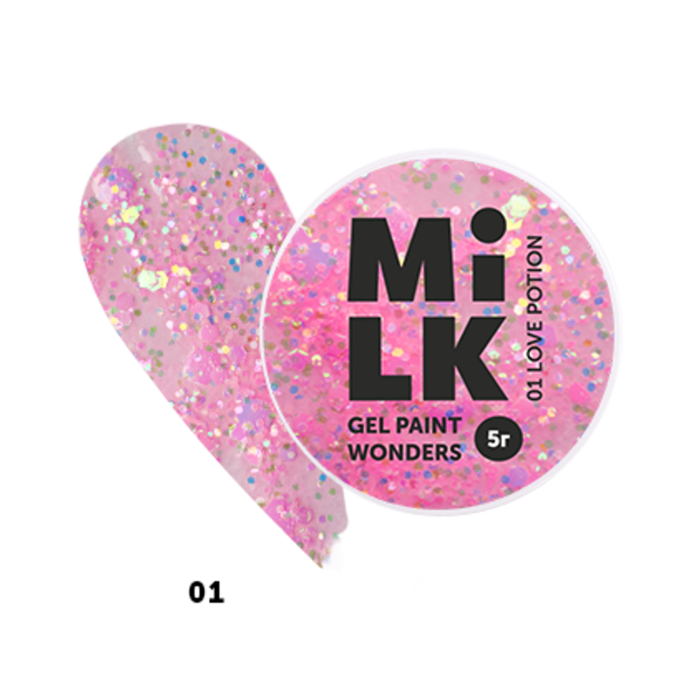 Гель-краска Milk Wonders 01 Love Potion