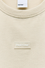 ZARA | Укороченная футболка из тяжелого хлопка pantone™