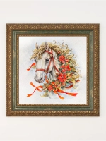 Набор из двух картин "Лошадь - символ 2026 года"