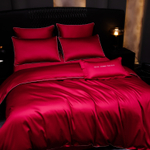 КПБ Однотонный Сатин Премиум OCP013, Евро, 4 наволочки