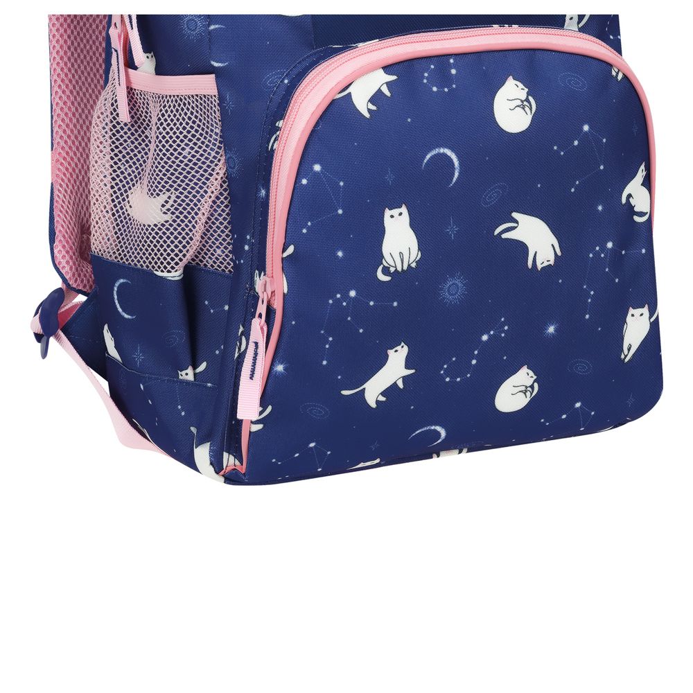 Рюкзак ArtSpace School "Cat curious", 44*31*16см, 1 отделение, 4 кармана, уплотн. спинка