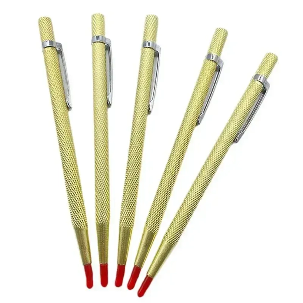 Чертилка разметочная с победитовым наконечником, 145мм, 1 шт, цвет: серебристый