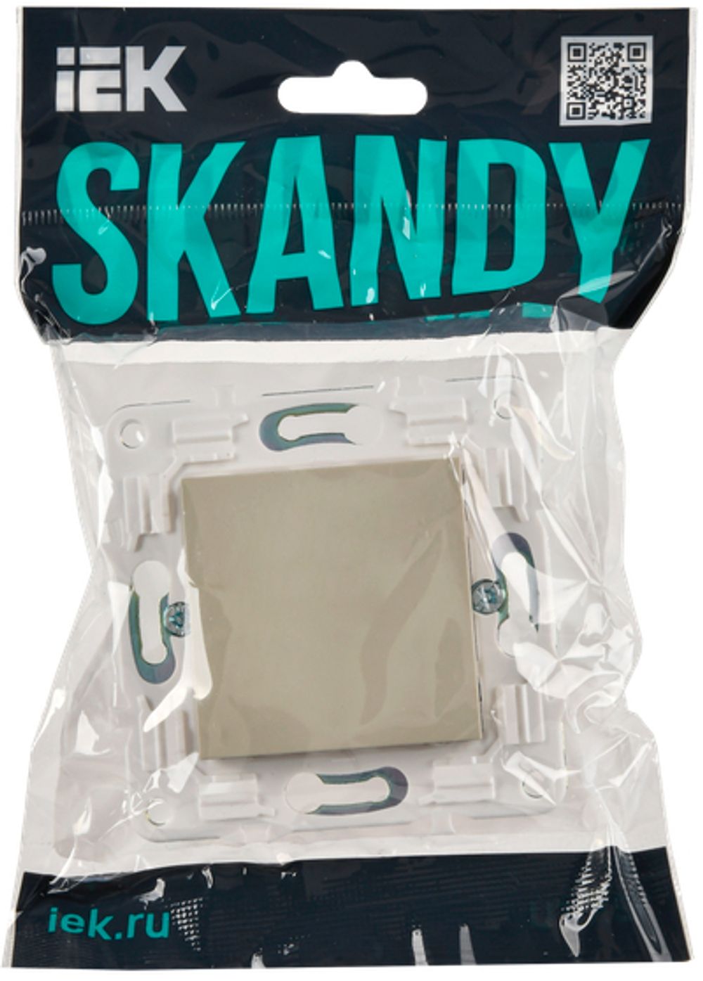 SKANDY Заглушка с суппортом SK-C01B бежевый IEK