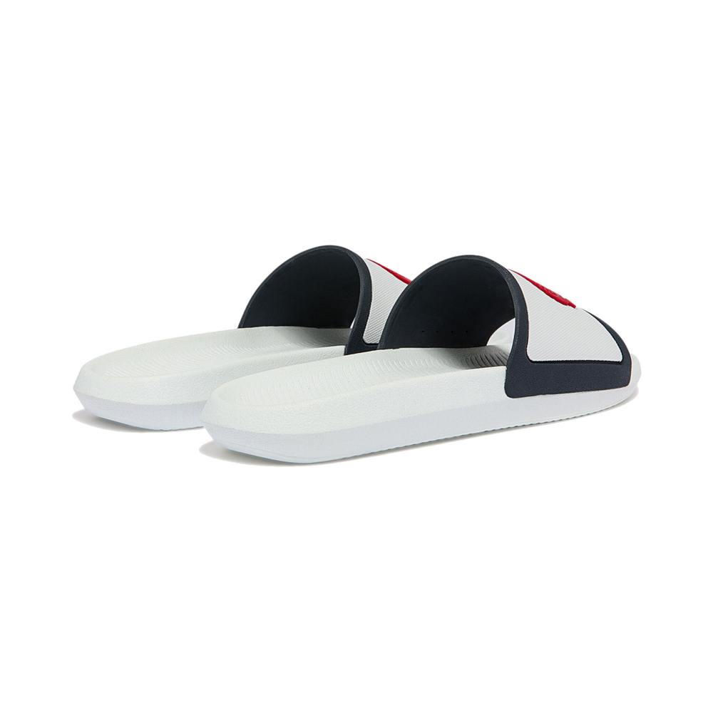 Мужские теннисные кроссовки Lacoste Croco Slide Slippers Men - White, Dark Blue